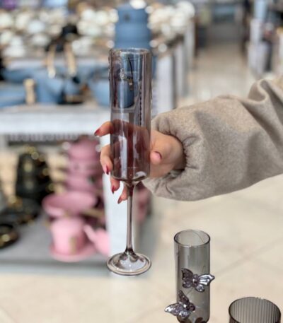 گیلاس پیرکس دودی ساده