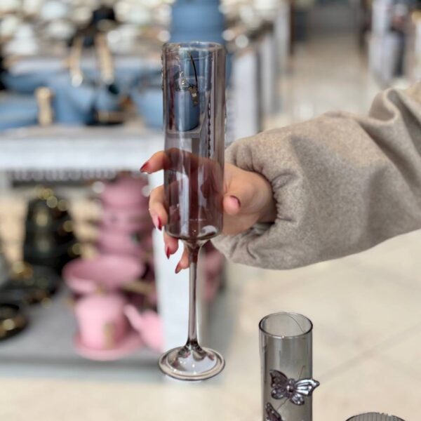 گیلاس پیرکس دودی ساده
